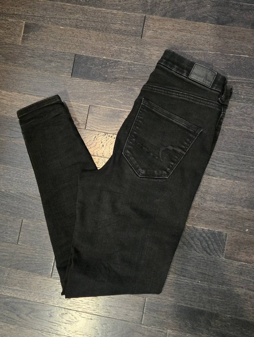 American Eagle Next Level Stretch Curvy Hi-Rise Jegging Skinny Jeans SZ 4 Reg - Picture 3 of 9